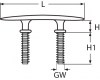 Klampe, Zeichnung