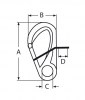 Bojen-Karabiner, Zeichnung