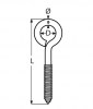 Ösenschraube, schwere Ausführung
